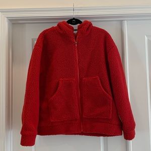 Fabletics fuzzy heavy jacket